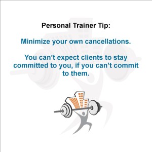 personal training client cancellations