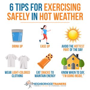 6 warm weather exercise tips