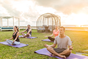 outdoor yoga